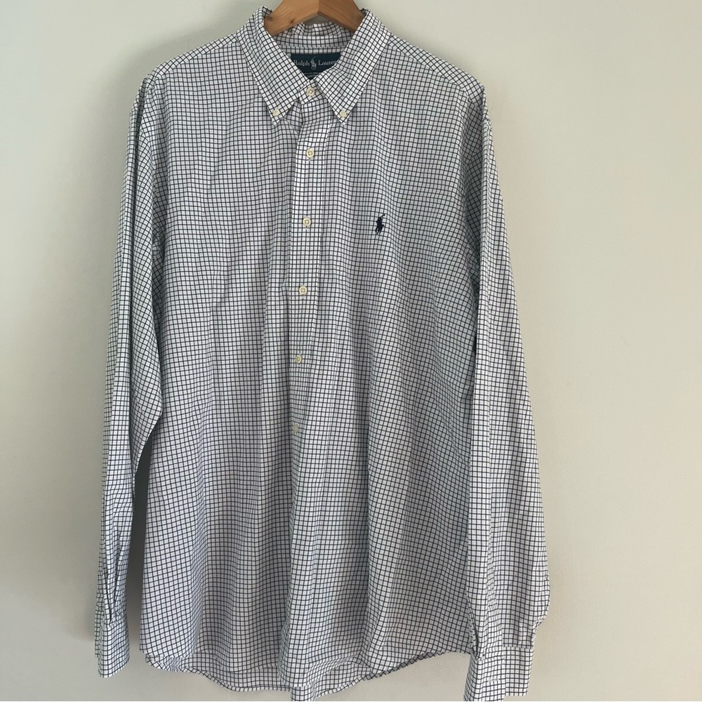 Ralph Lauren Plaid Button Down Men’s Size XXL